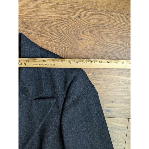 Christian Dior Monsieur Gray 100% Wool Double Breasted Overcoat USA 48R READ - Picture 12 of 16